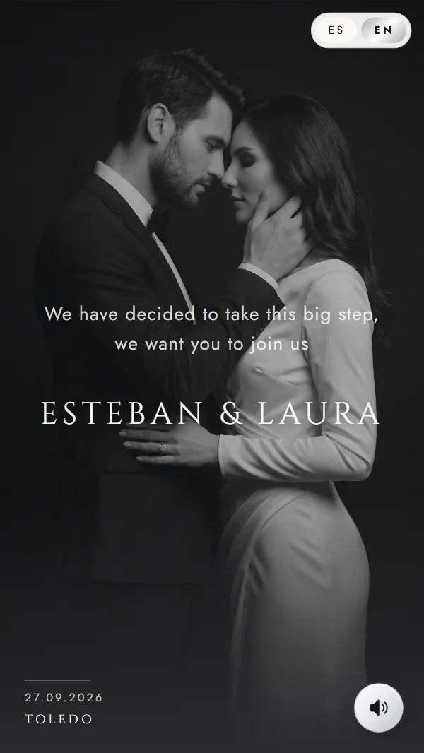 Header of the Editorial Glamour invitation