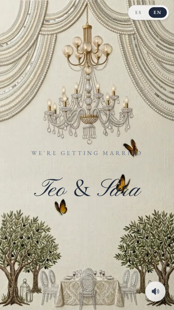 Header of the Finca Romántica invitation