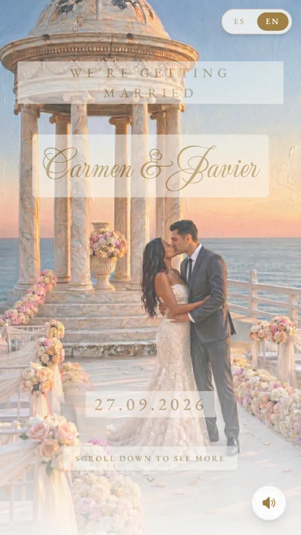 Header of the Lujo Neoclásico invitation
