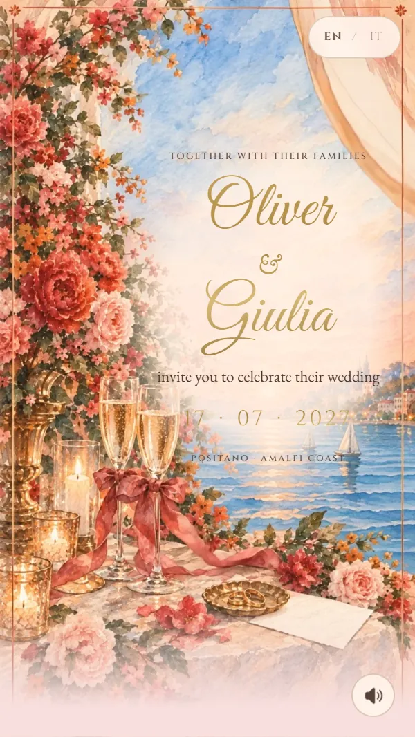 Header of the Luxury invitation